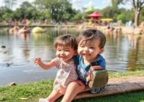 Zona Leste com crianças